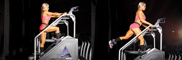 StepMill with Weighted Leg Lift